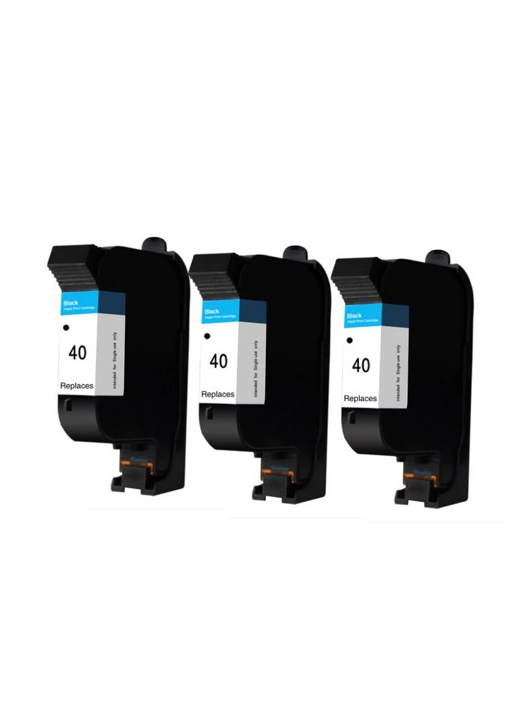 3x 51640A с черными чернилами картриджи совместимые для hp40 40 Designjet 488CA 650c 1200C 230 250c 330 350c