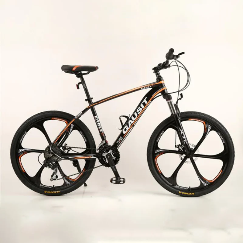 Mountain Bike Aluminum Alloy Frame 26 Inches 24 Speed Front and Rear Mechanical Disc Brake Adult Cross-Country Bicycle