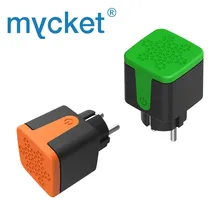 Tuya Outdoor Smart Plug WiFi EU Standard New Socket Timing Energy Monitor Smart Life APP Control Works With Alexa Google Home
