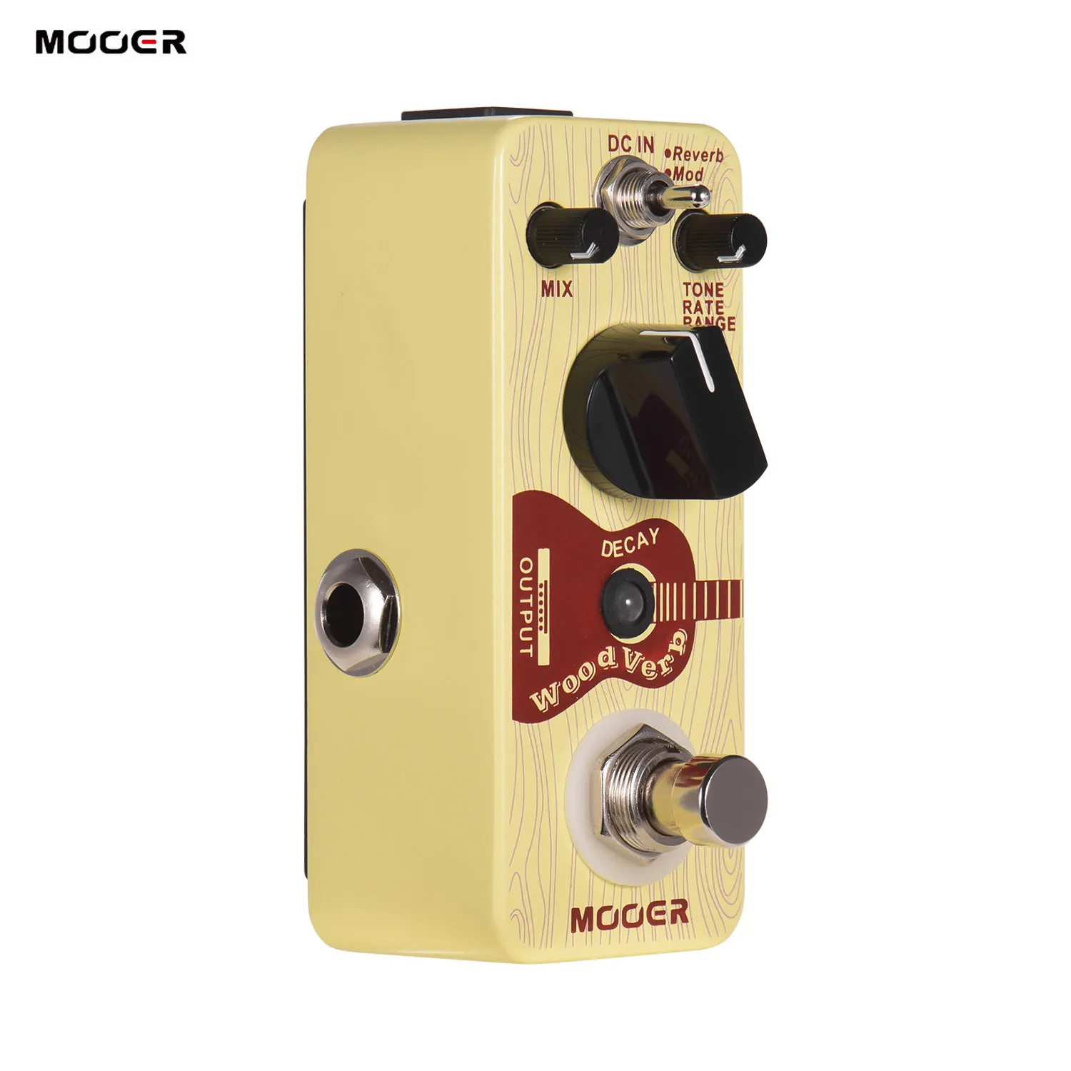 Mooer woodcal Акустическая Гитара педаль эффектов цифровой реверберации педаль реверберации/мод/фильтр режимы True Bypass микро серия компактная педаль