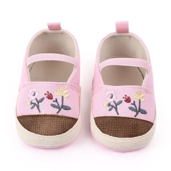 

Fashion Floral printing First walkers shoes Princess Ballet shoes Hot Sale Soft soleBaby Newborn baby girls shoes