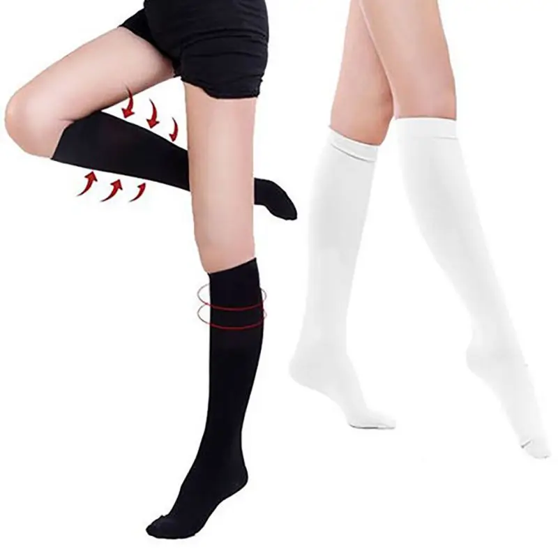 

Women Anti-Fatigue Knee Stockings Compression H28 Stockings Support High