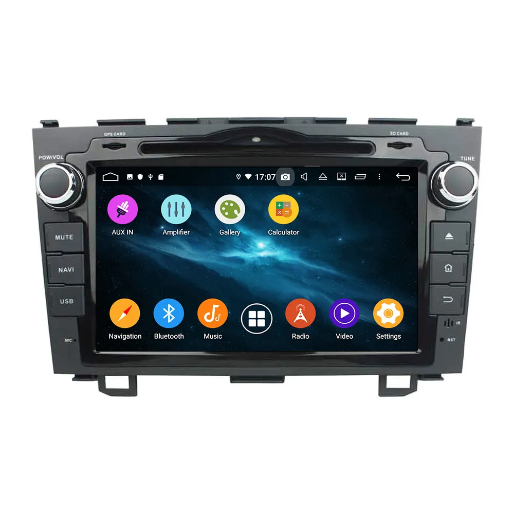 " 4+ 64G Android 9 DSP ips автомобильный dvd-плеер gps навигация для HONDA CRV 2006-2011 магнитофон головное устройство мультимедийный плеер