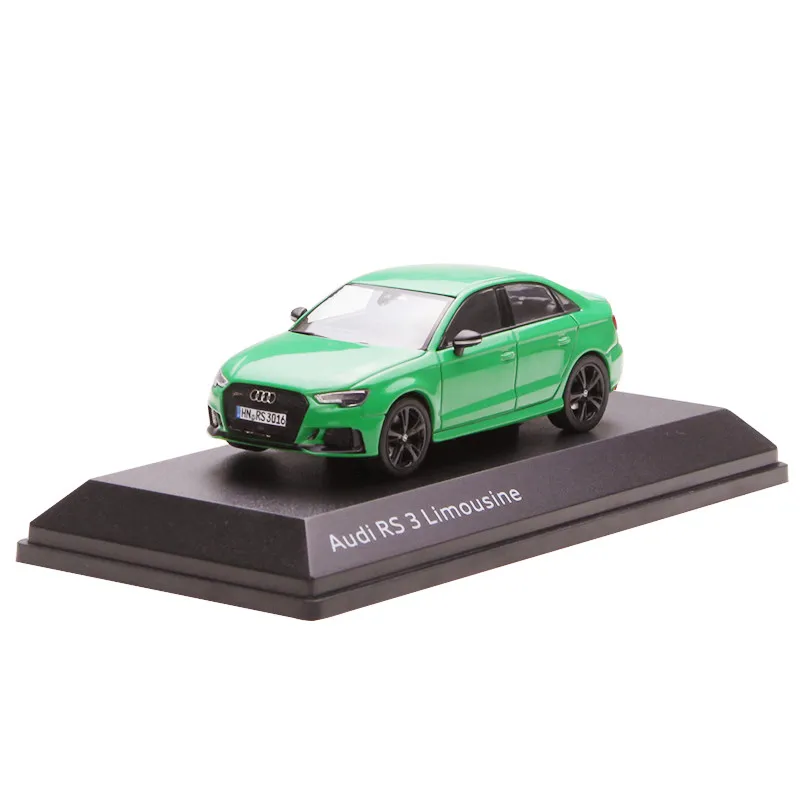 Высокое качество 1:43 RS3 TT RS роскошная модель сплава автомобиля, коллекция моделирования подарок, литая под давлением металлическая модель автомобиля - Цвет: RS 3-Green