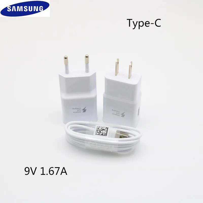

Samsung Fast Charger USB Power note 8 9 10 Adapter Quick Fast Charge 1.2M Type C Cable For Galaxy S10 S8 S9 Plus A30 A50 A60 A70