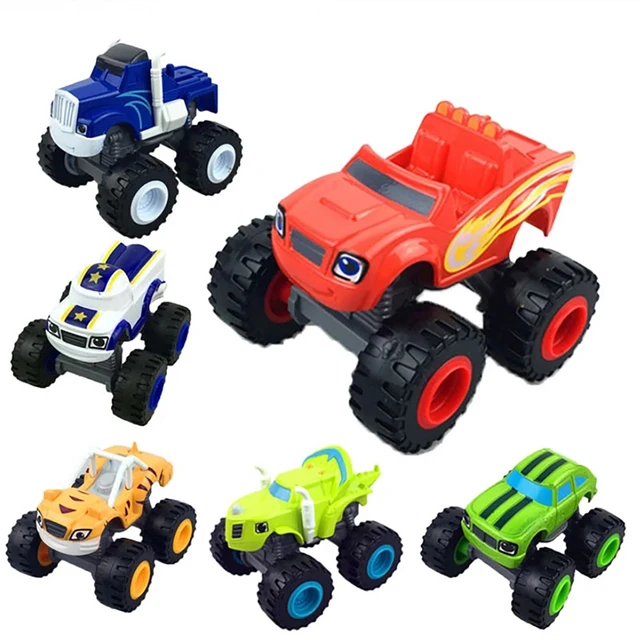 Corrida 6 pçs carro blaze monstro diecast brinquedo rússia milagre  triturador caminhão brinquedos veículo transformação carro brinquedos  melhores presentes para crianças - AliExpress