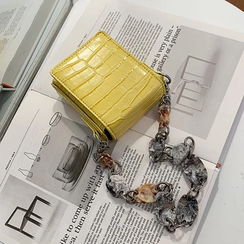 

Stone pattern Mini Tote bag 2020 Fashion New High quality PU Leather Women's Designer Handbag Square Shoulder Messenger Bag