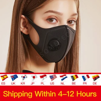

Washable Reusable Mask Anti Air Pollution PM2.5 Breathable Face Mouth Masks Unisex Cotton Sponge Cover Mask Muffle Respirator