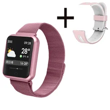 Смарт-часы P68, браслет, кровяное Кислородное давление, пульсометр, спортивный браслет, трекер активности, фитнес-часы для женщин P70