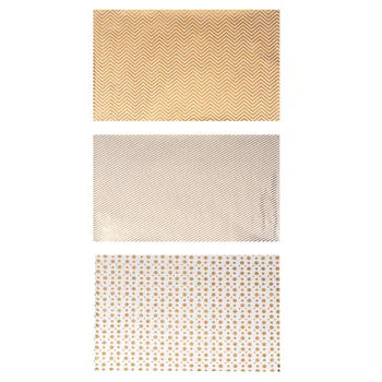 

3Pcs Wrapping Paper Gold Stamping Bronzing Bronzing Wrapping Paper Gold Stamping Wrapping Paper Wrapping Paper for Flower Gift