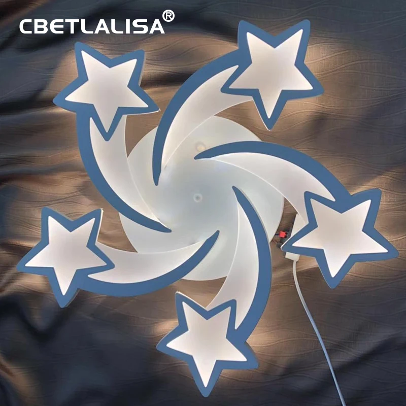 Billige Moderne led kronleuchter ART deco, zimmer, weiß stern wohnzimmer esszimmer schlafzimmer kinder zimmer, kinder geschenk kronleuchter,