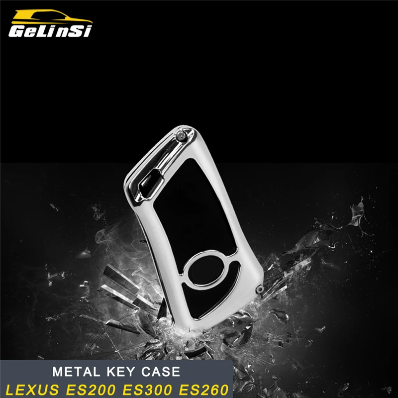 

GELINSI Car Key Cover Case Holder Chain Protector Shell High Quality for Lexus ES 2018 ES200 ES300 ES260