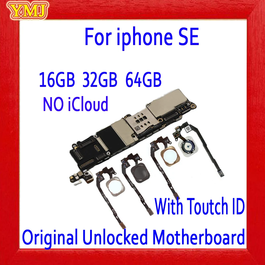 Материнская плата 16 Гб/32 ГБ/64 ГБ для iphone SE без Touch ID/с ID оригинальная материнская с