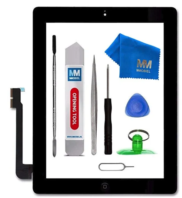 MMOBIEL для IPAD 3 белый/черный дигитайзер сенсорный экран передний дисплей стекло в