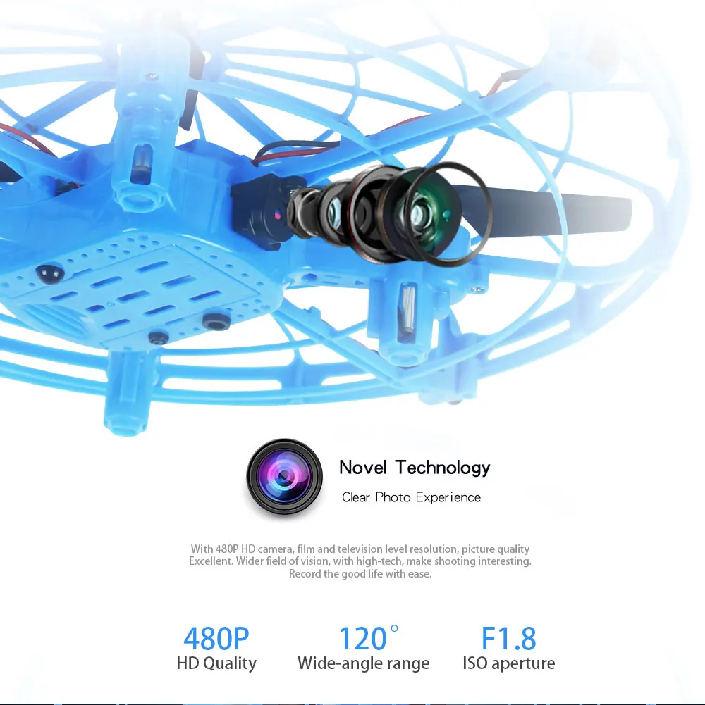 Жесты дистанционного управления Квадрокоптер часы RC Интеллектуальная Индукционная Гравитация НЛО камера Дрон самолет вертолет игрушки для детей