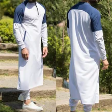 Kaftan Men Muslim Thobe Islamic Arabic Clothing Long Sleeve Shirt Tops Robe Saudi Arabia Traditional Costumes Men Muslim Tops Kaftan Men Muslim Thobe Islamic Arabic Clothing Long Sleeve Shirt Tops Robe Saudi Arabia Traditional Costumes Men Muslim Tops