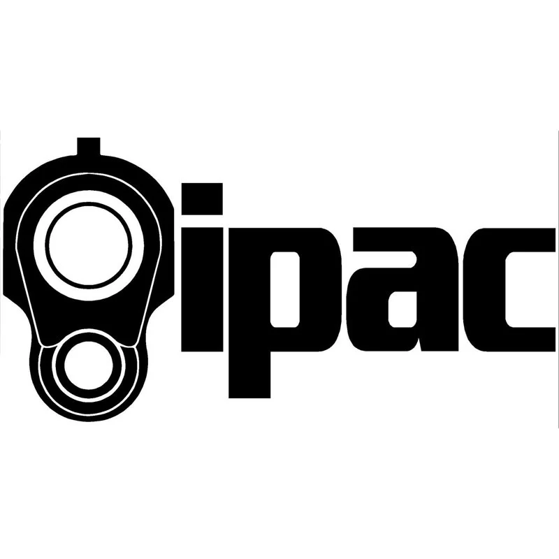 17,8 см* 9,2 см Ipac Наклейка на окно управление Наклейка на окно индивидуальная модная наклейка на окно s мотоцикл наклейки Черный