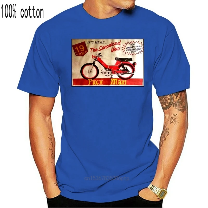 Puch Maxi classic motorcycle advert style t-shirt | Женская одежда