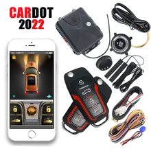 

Cardot Car Alarm Start Stop Key Remote Start Engine Phone Remote Control Ignition Kit Car Central Lock Keyless Entry System