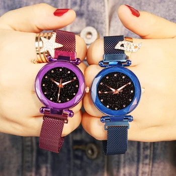 

2020 New Fashion Hot Sale Women Watches Starry Sky Female Clock Lady Quartz Wristwatches Clock Relogio Feminino