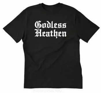 

Godless Heathen T-shirt Funny Atheist Anti Religion Darwin Evolve Tee Shirt