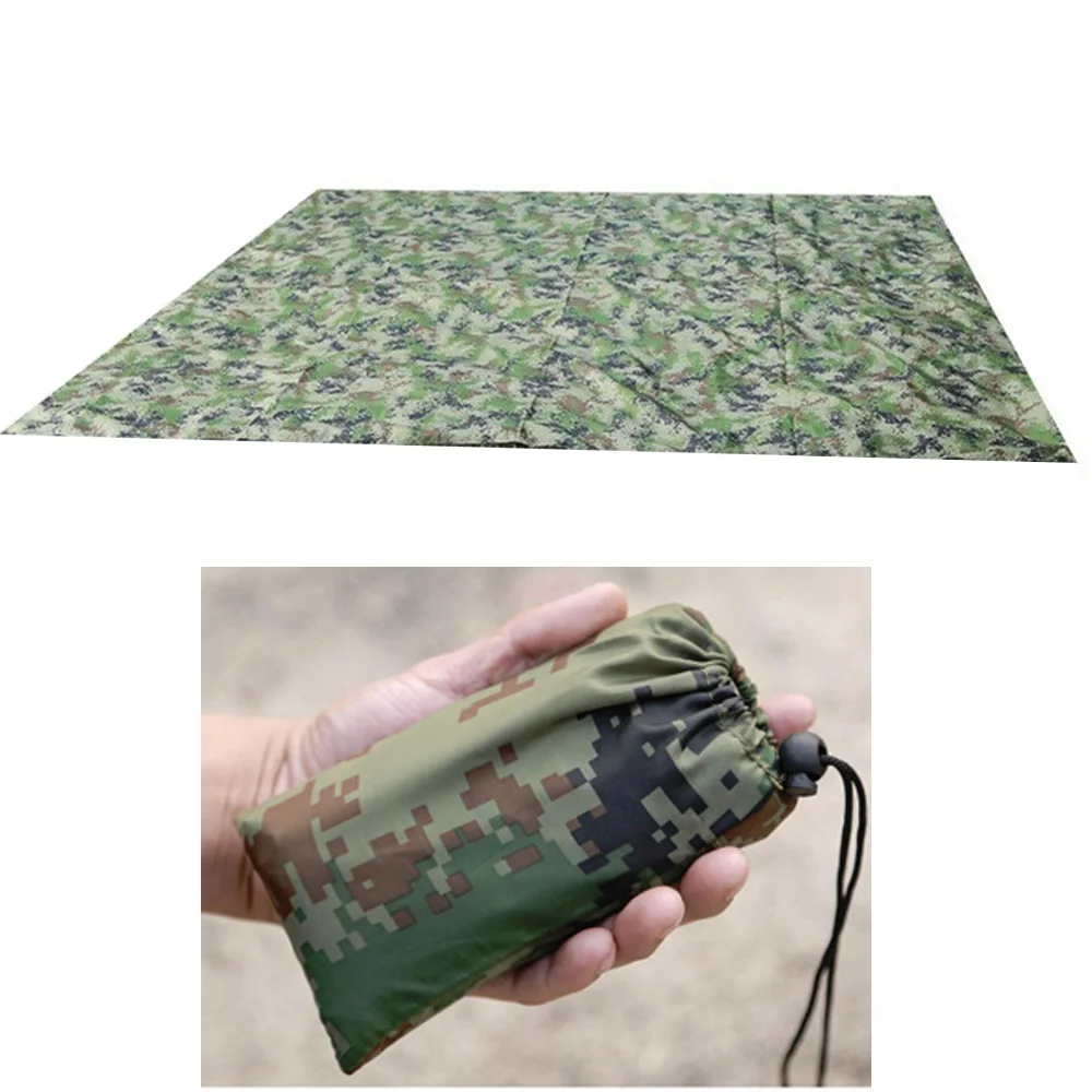 

Camo Folding Picnic Mat/Small Sun Shade Shelter Waterproof Outdoor Tent Beach Camping Mat Portable Ground Pad 100*145cm