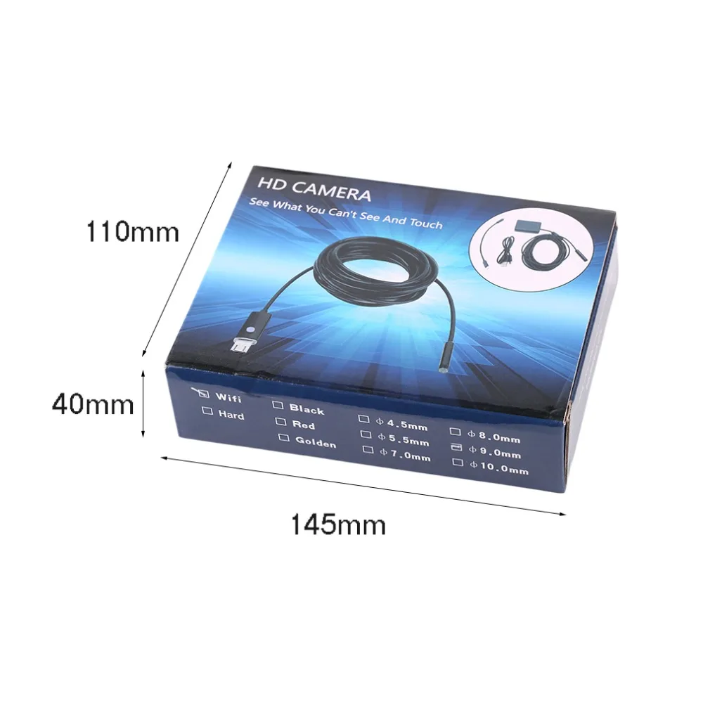 

WIFI Endoscope To Support For Android For IOS Mobile Phone Open Locking Automotive Air Conditioner Maintenance Endoscope