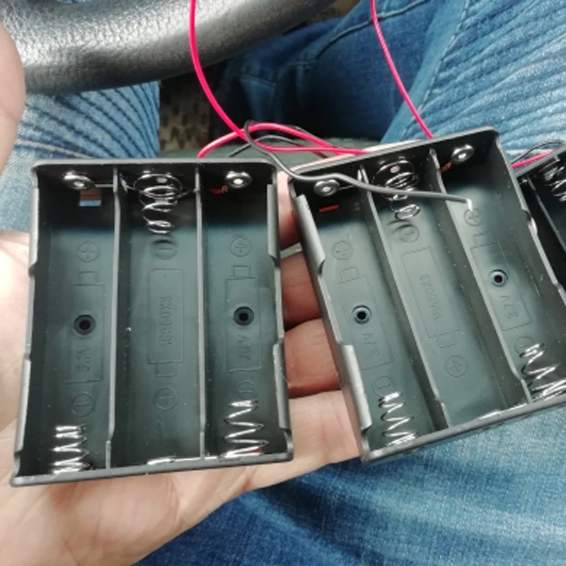 18650 Battery Case 1x 2x 3x 4x Slot Way DIY Batteries Clip Holder Container With Wire Lead Pin