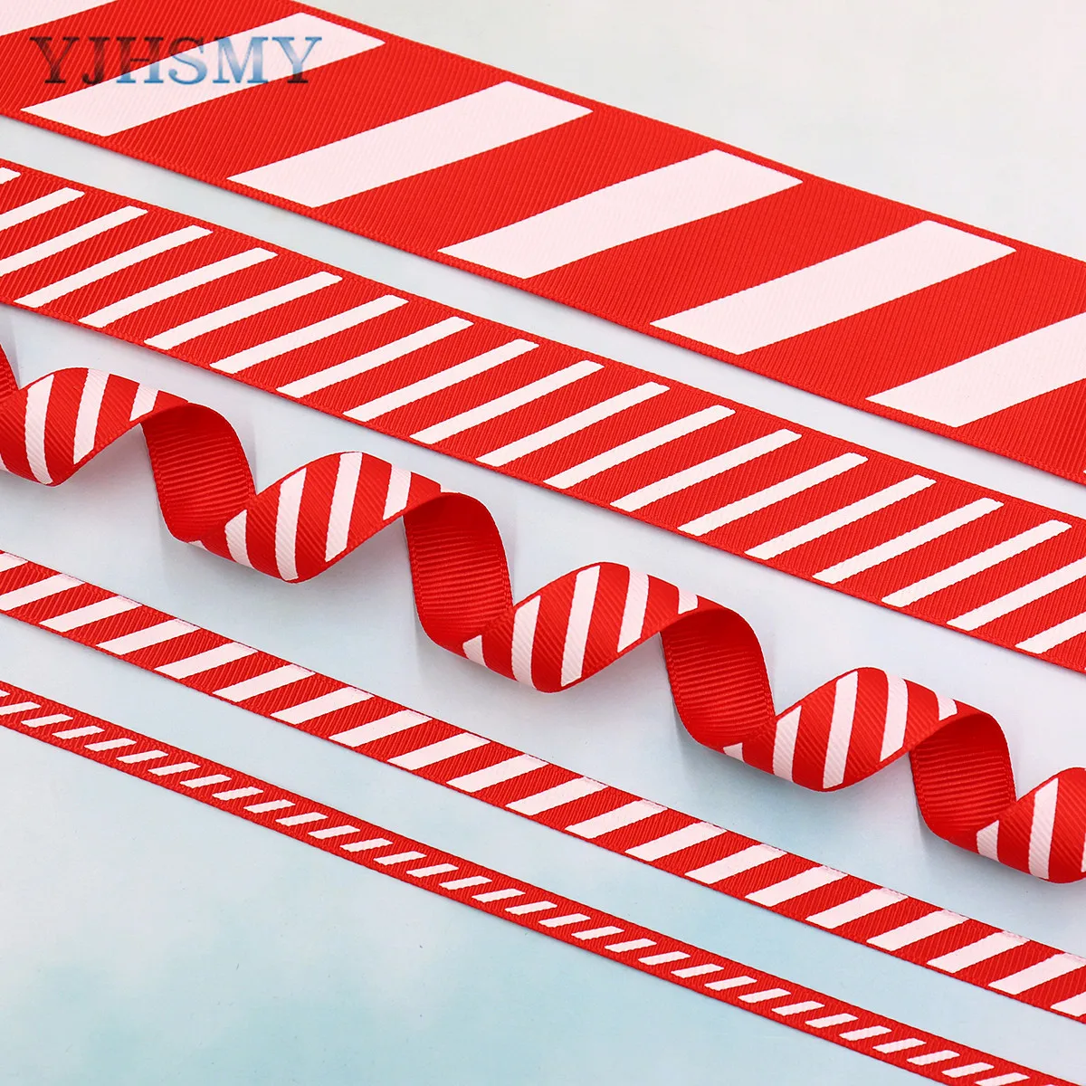 Christmas Ribbon Red White Stripes 5 Yards, Red White Candy Cane, Garland,  Gifts, Wrapping, Wreaths, Bows - AliExpress, image size:1200x1200