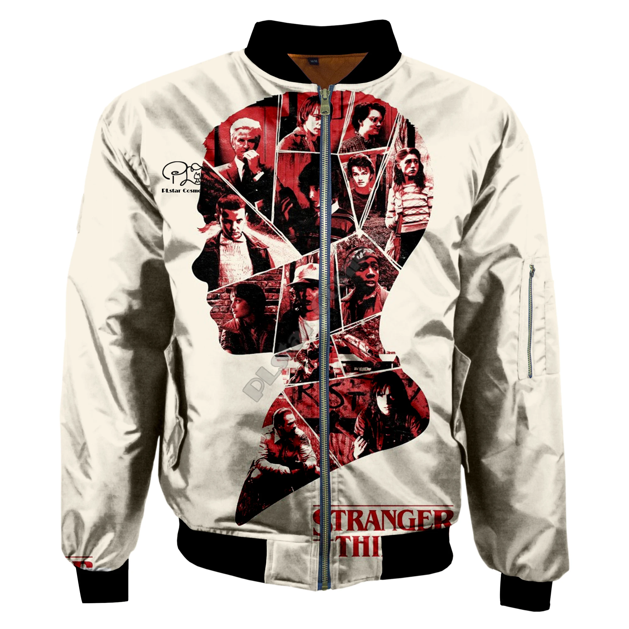 PLstar Cosmos, новая мода, 3dprint, для мужчин/женщин, Hotmovie Horror, мультфильм, StrangerThings, Harajuku, на молнии/BomberJackets/толстовки/Худи 3