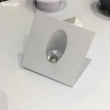 

1pcs/lot Led Mini Cabinet Downlight 1w Diameter 80mm 230v White Frame Recessed Ceiling No Flicker Spot Lights For Home