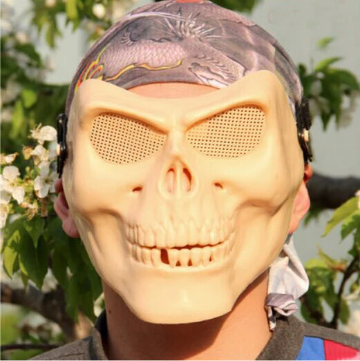 

M02 skull mask Retro imitation metal terror mask/cs protection Paintball Airsoft Masks Halloween horror masks full & half face