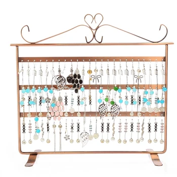 

Three-tier Earring Display Rack Earring Storage Rack Hanging Jewelry Organizer Rack