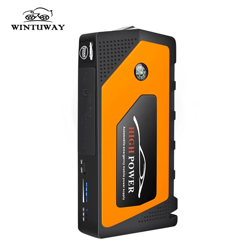 

WINTUWAY Car Jump Starter Portable 4 Ports USB Car Jump Starter Power Bank Battery Charger Starting Device For Petrol Diesels