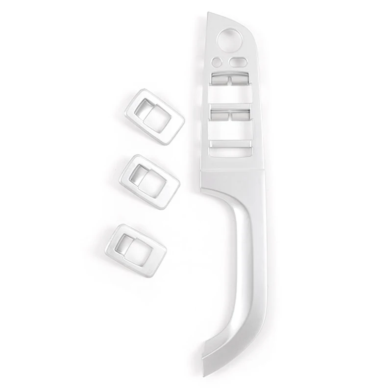 

4Pcs Car Window Lift Switch Button Panel Frame Cover Trim Decoration Sticker for Bmw 3 Series E90 2005-2012