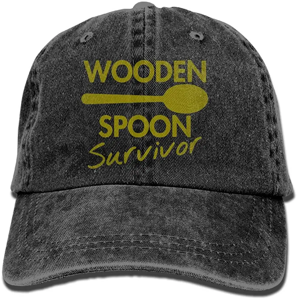 TSDFCWooden Spoon Survivor унисекс бейсболка хлопковая джинсовая Регулируемая Кепка в стиле хип-хоп для мужчин и женщин