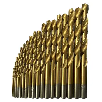 

50 Pcs Titanium Coated High Speed Steel Drill Bit Set Tool 1/1.5/2/2.5/3mm