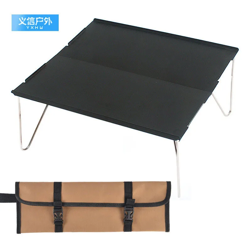 

Ultra-Light Mini Picnic Table Mountain Climbing Hiking Portable Folding Table Aluminium Alloy Folding Tea Table Outdoor Camping