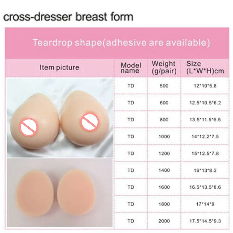  A Cup Self Adhesive Silicone Breast Forms