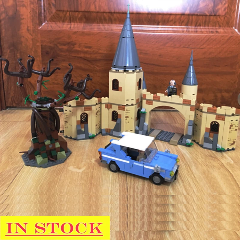 

11005 In Stocks Potter Magic World Series H gwarts Whomping Willow 753Pcs Model Building Blocks Bricks 75953 Toys