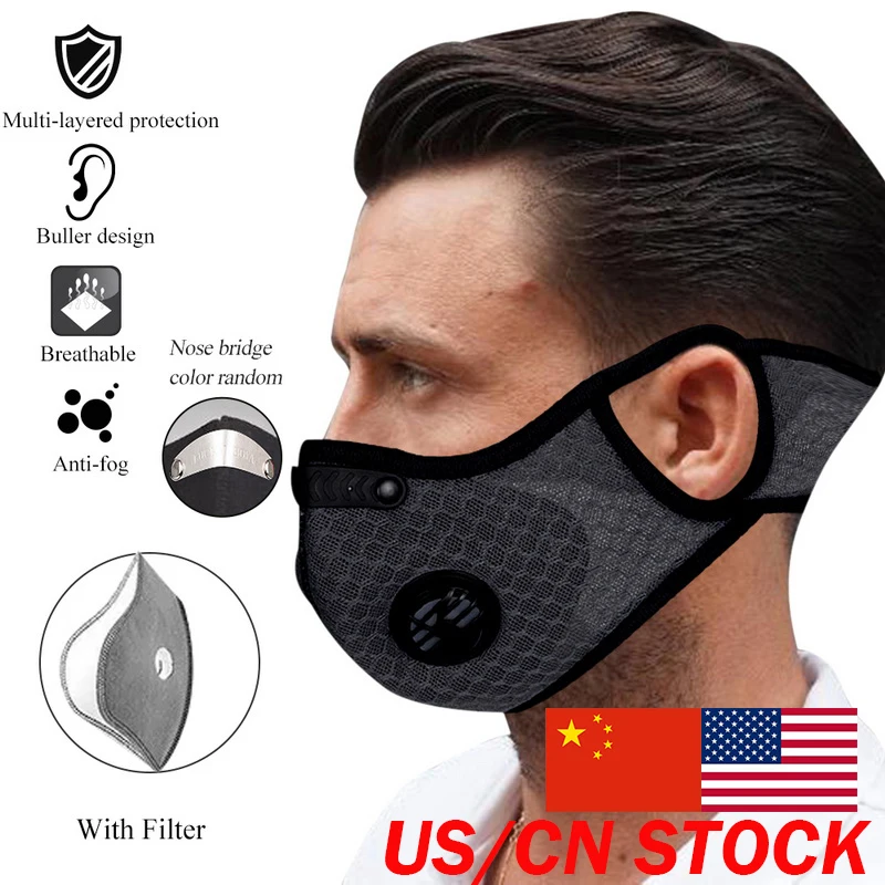 

Safety Breathing Mask Cycling Half Face Mask Respirator Activated Sports Mask for Sport OutdoorAnti Dust Mask Half Face Mask