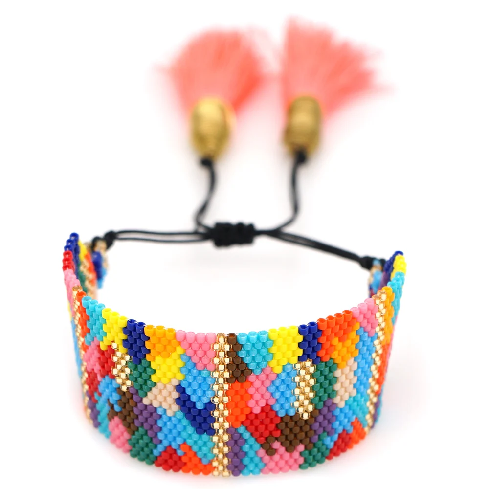 

Go2boho MIYUKI Bracelet Men Pulseras Mujer Moda 2019 Women Armband Cuff Charm Bracelets Boho Chic Jewelry Handmade Loom Beads