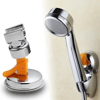 

Durable Bathroom Accessories With Vacuum Suction Cup Shower Head Holder Head Hook Shower Rotatable Holder Bracket Mount