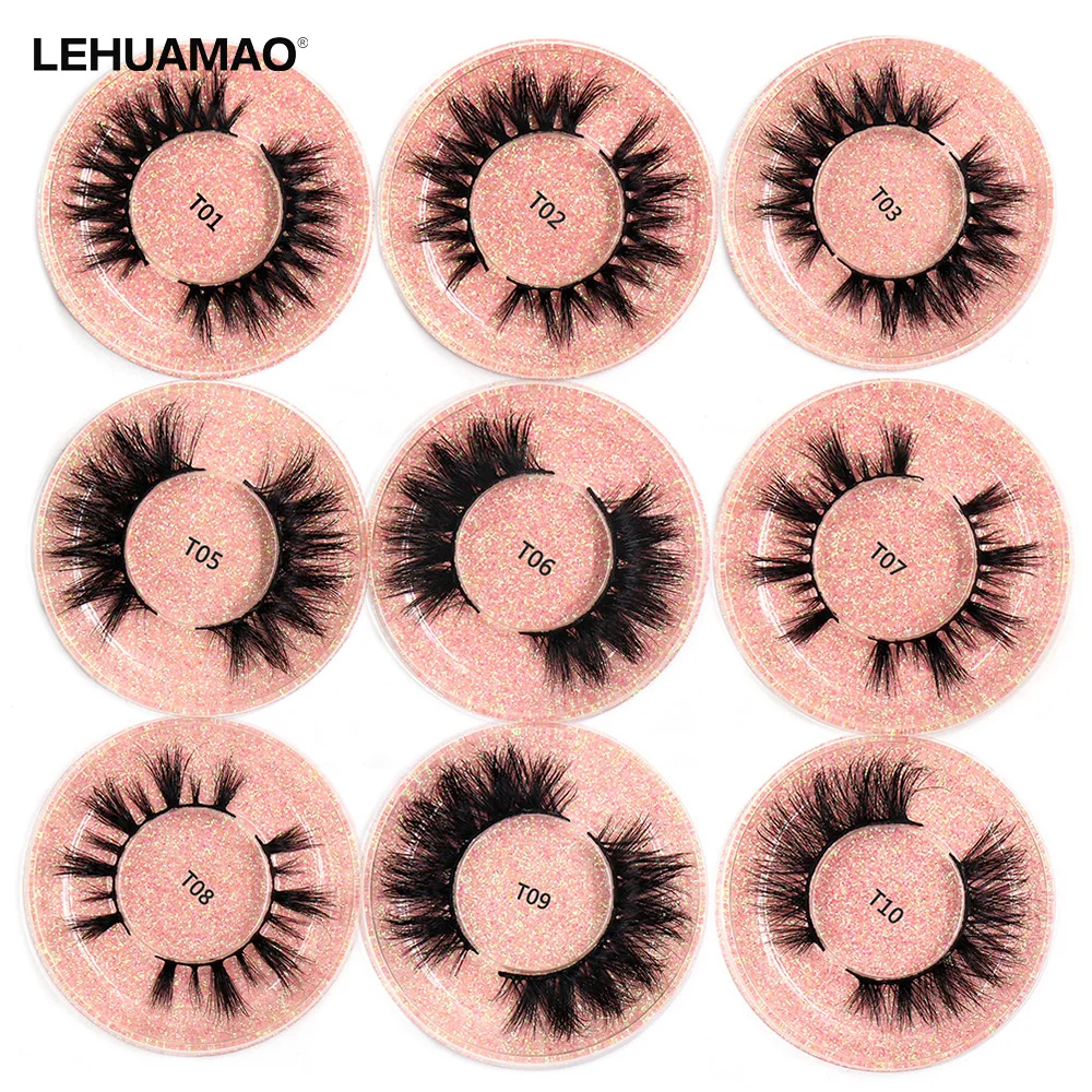 Ресницы LEHUAMAO 3D норковые накладные ресницы пушистые мягкие драматические ручной