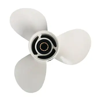 

11 1/8 X 13-G New Aluminum Alloy 3 Blade Outboard Propeller for 40-60Hp D for Boat Outboard Repair