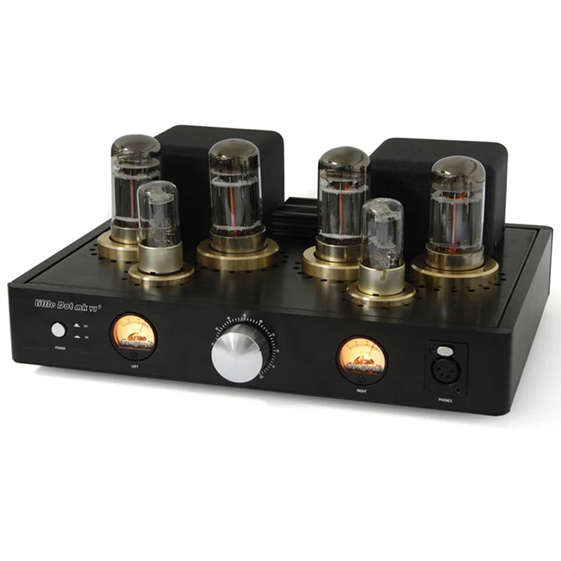 Усилитель с сбалансированной головкой Little Dot MKVI + MK6 6080X4 6H9CX2 трубный
