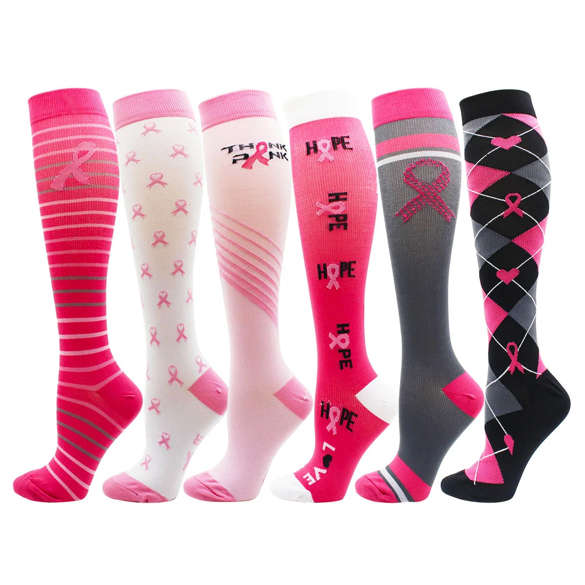 Men and Women Long Tube Compression Stockings Pressure Nursing Socks For Diabetes Varicose Veins Outdoor Sports Running Socks Men and Women Long Tube Compression Stockings Pressure Nursing Socks For Diabetes Varicose Veins Outdoor Sports Running Socks