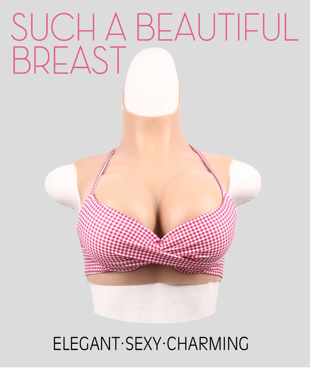 D Cup Silicone Breast Forms Fake Boobs for Mastectomy Woman Tits Breast Enhancer Artificial Boobs Chest for Crossdresser Sissy (1)