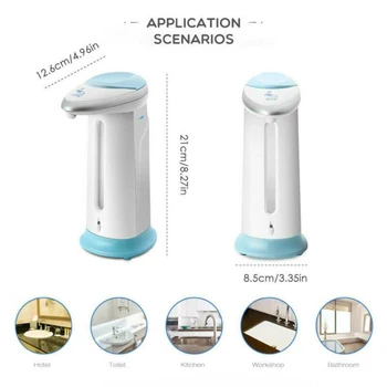 

IR Sensor Automatic Soap Dispenser Liquid Hand Cleaning Wash Bathroom 400ML Automatic Liquid Soap Dispenser Hand-Washing Device