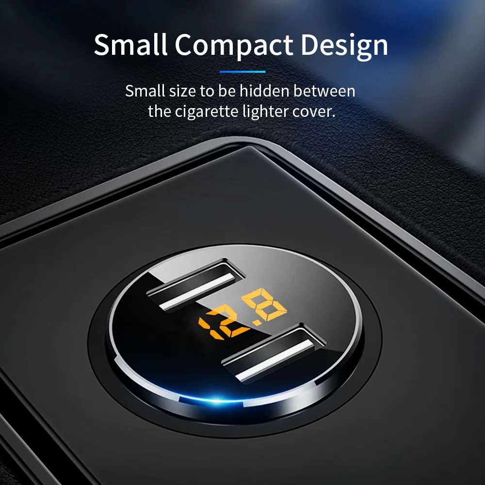 FLOVEME USB Auto Ladegerät Für iPhone Xiaomi 18W Dual Port Auto Chargeur Ladegerät USB 3.6A Schnell